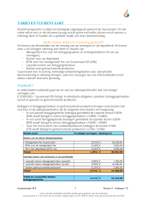 Consumentenbrief beleggingsbeleid Vuurvaart BV