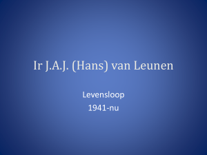 Ir J.A.J. (Hans) van Leunen