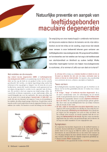 leeftijdsgebonden maculaire degeneratie