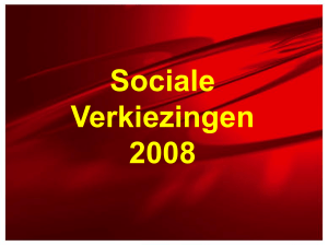 Sociale verkiezingen 2008