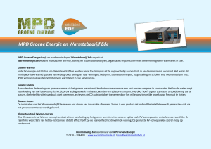 MPD Groene Energie en Warmtebedrijf Ede