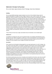 Bijbelstudie 2 Navolgen heeft gevolgen