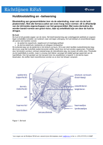 Huidblootstelling en –beheersing