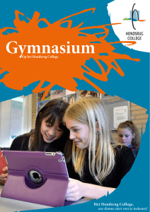 Gymnasium brochure 2014-2015