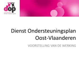 Dienst Ondersteuningsplan Oost-Vlaanderen