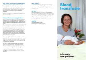 Bloed transfusie