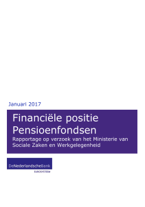 Januari rapportage DNB financiële positie