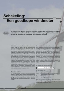 Schakeling: Een goedkope windmeter