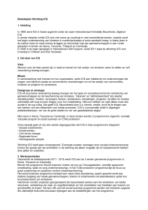 Beleidsplan (Bijgewerkt op: 01/05/2014)