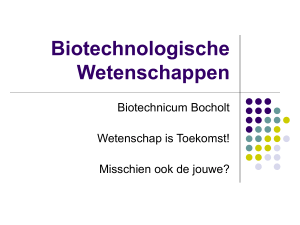 Biotechnologie - Wetenschapsite