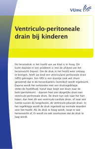 Ventriculo-peritoneale drain bij kinderen