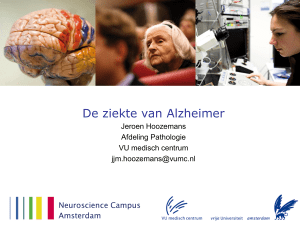 De ziekte van Alzheimer