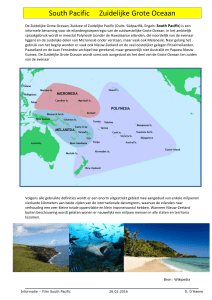 South Pacific Zuidelijke Grote Oceaan