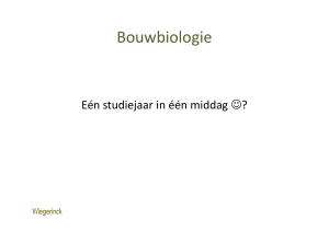 Bouwbiologie - Stichting Ruimtelijk Management