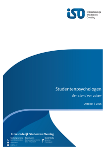 Studentenpsychologen - Interstedelijk Studenten Overleg