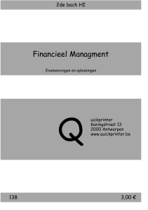 138 Financieel Managment