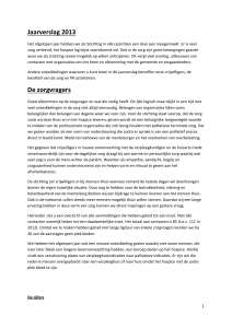 Jaarverslag 2013 - Stichting De Mantelmeeuw