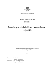 Rwanda - Ghent University Library