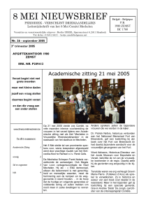 8 mei nieuwsbrief - 8 Mei Comité Mechelen