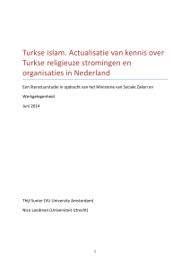 Turkse islam. Actualisatie van kennis over Turkse religieuze