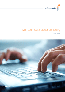 Microsoft Outlook handtekening