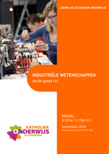 industriële wetenschappen - VVKSO - ICT