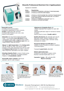 Otoscillo Professional Electrisch Oor irrigatiesysteem