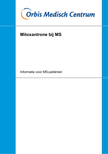 Mitoxantrone bij MS