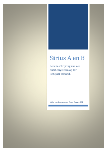 Sirius A en B - Scholieren.com