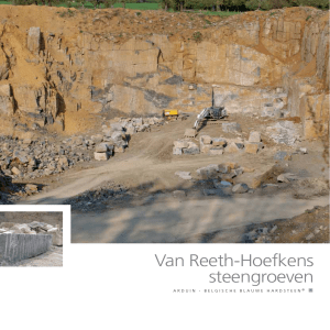 Van Reeth-Hoefkens steengroeven - Pierres et Marbres de Wallonie