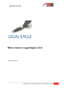 Wat is nieuw in Legal Eagle 2.23.0