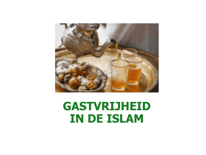 GASTVRIJHEID IN DE ISLAM