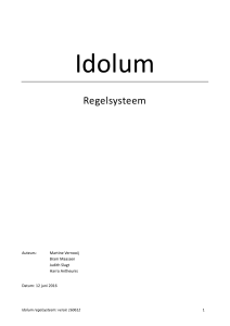 Regelsysteem - Idolum LARP