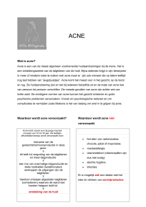 Waardoor wordt acne veroorzaakt?