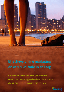 Effectieve online marketing en communicatie in