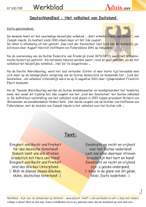 Deutschlandlied - het volkslied van Duitsland