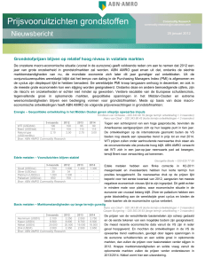 NL-samenvatting Quarterly commodity outlook