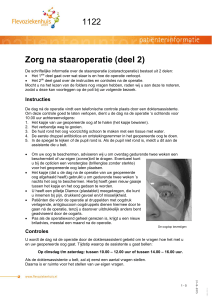 1122 Zorg na staaroperatie (deel 2)