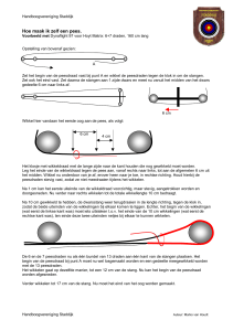 Hoe maak ik zelf een pees. - Handboogvereniging Staddijk