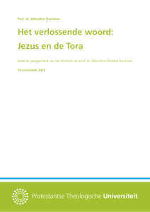 Het verlossende woord: Jezus en de Tora