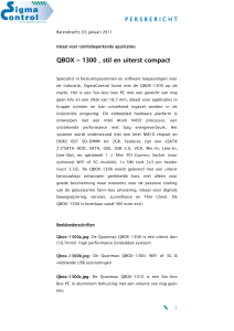 QBOX – 1300 , stil en uiterst compact