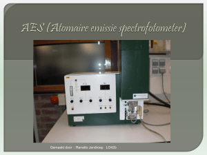AES (atomaier emissie spectrofotometer)