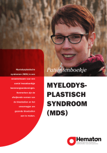 myelodys- plastisch syndroom (mds)