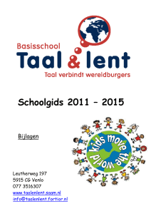 Schoolgids 2011 – 2015 Bijlagen Bijlage 1: De kunst van het lezen