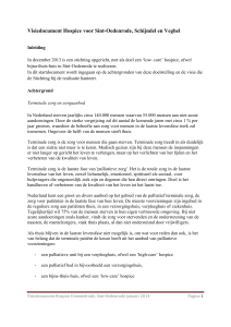 Visiedocument Hospice voor Sint-Oedenrode, Schijndel en Veghel