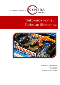 Elektronica monteur, Technicus Elektronica