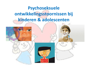 Psychoseksuele ontwikkelingsstoornissen bij kinderen