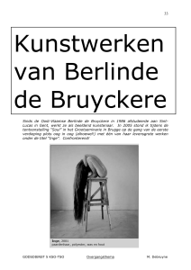 Sinds de Oost-Vlaamse Berlinde de Bruyckere in 1986 afstudeerde