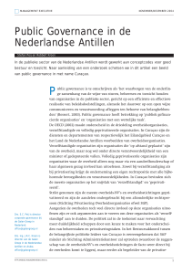 Public Governance in de Nederlandse Antillen