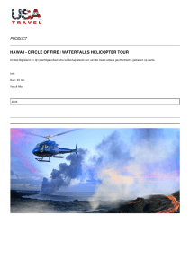 CIRCLE OF FIRE / WATERFALLS HELICOPTER